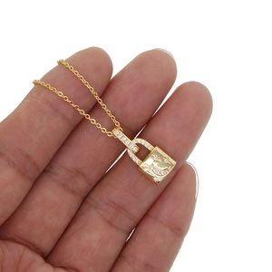 COPY - ✨18k gold filled lock necklace